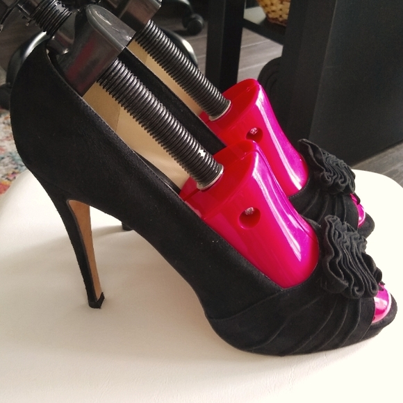 BRIAN ATWOOD suede peep-toe stilettos - Picture 3 of 17